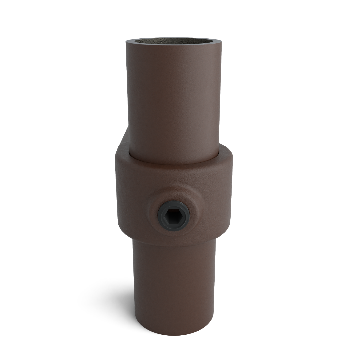 199-B Pieza de ojal simple las. - 33,7 mm marrón