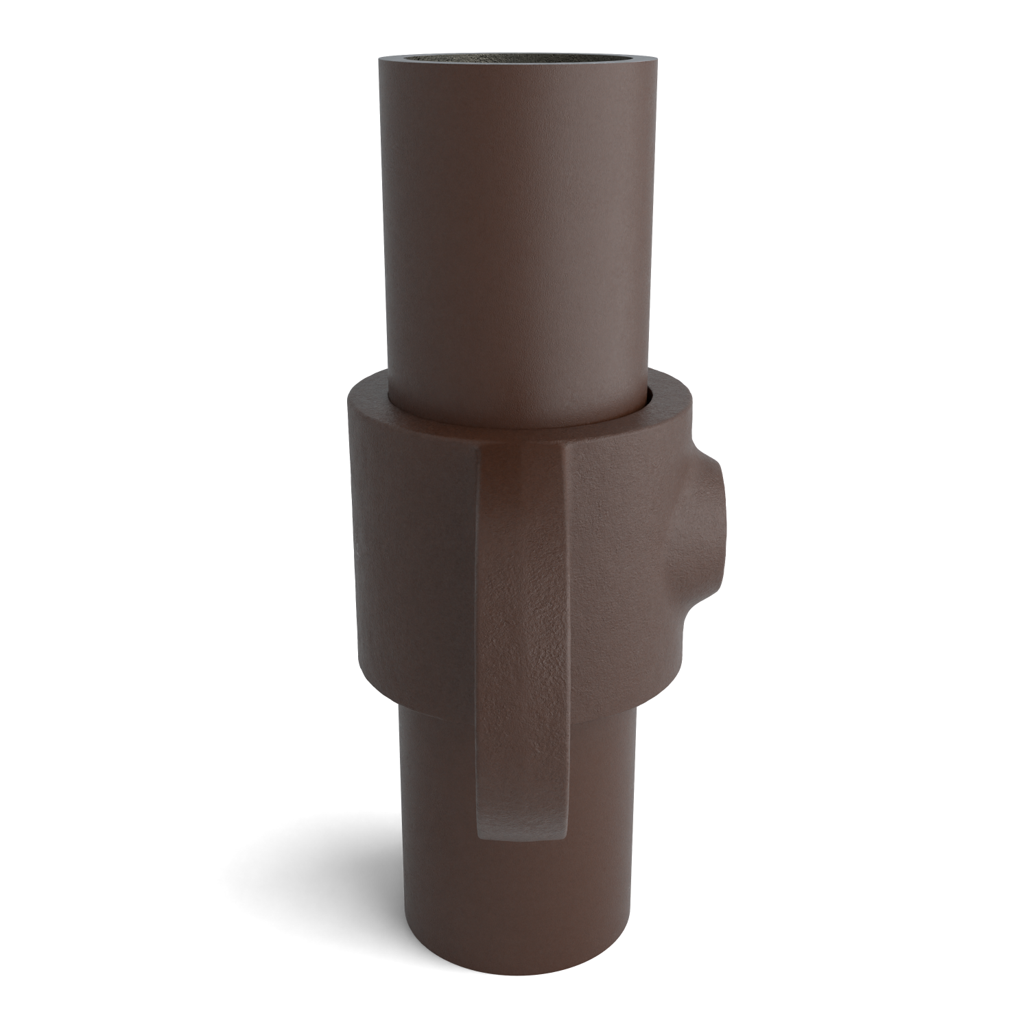 167MB Bisagra ojo. doble - 33,7 mm marrón