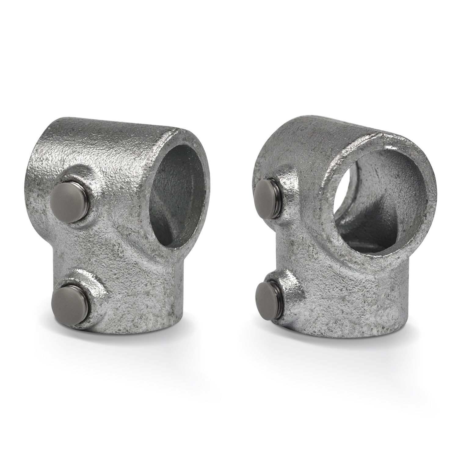 Tapón roscado de plástico gris para A