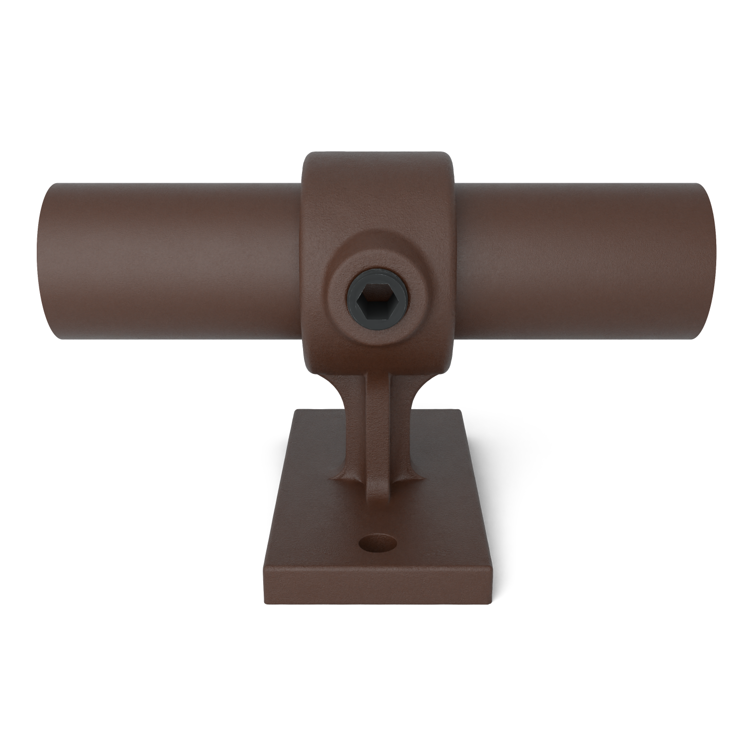 143W-B Tope de pasamanos. - 33,7 mm marrón