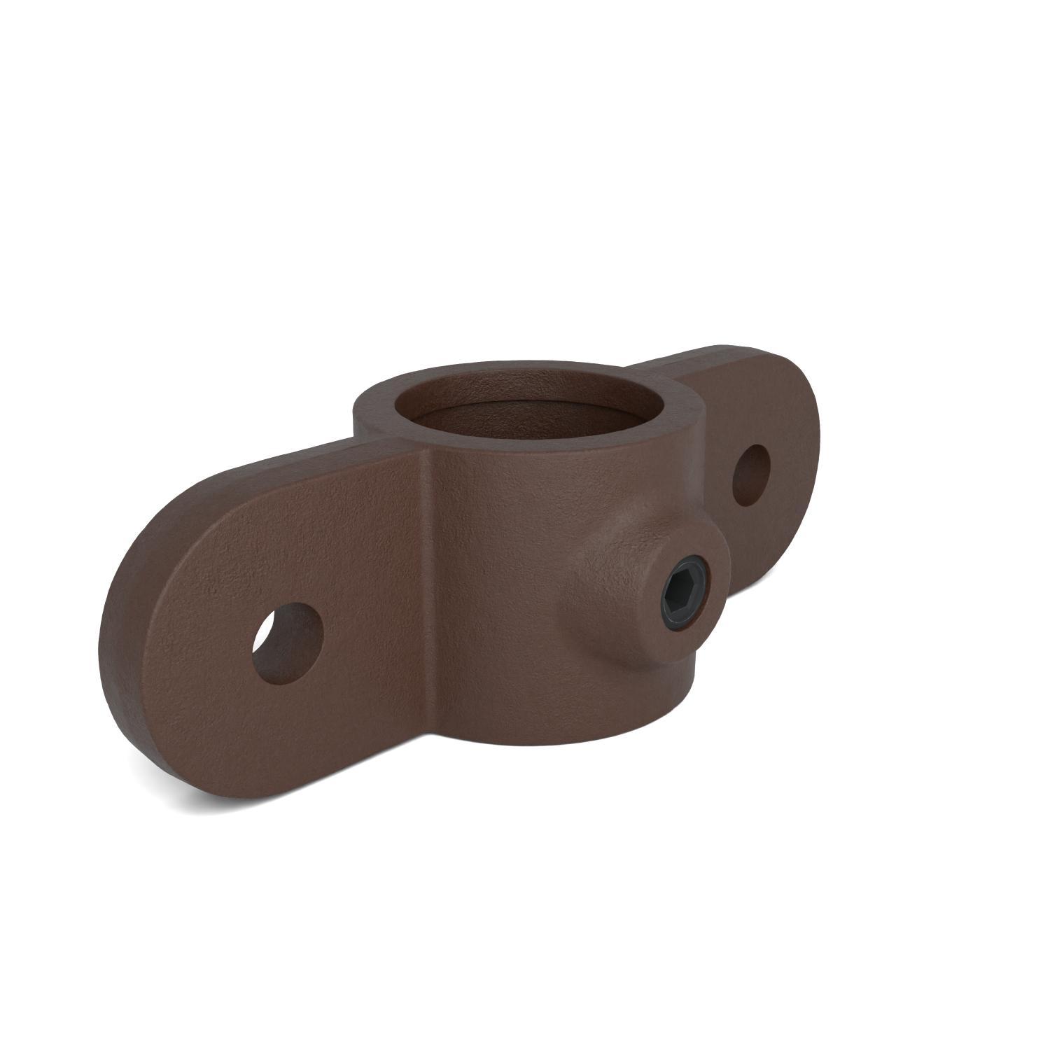 167MB Bisagra ojo. doble - 33,7 mm marrón