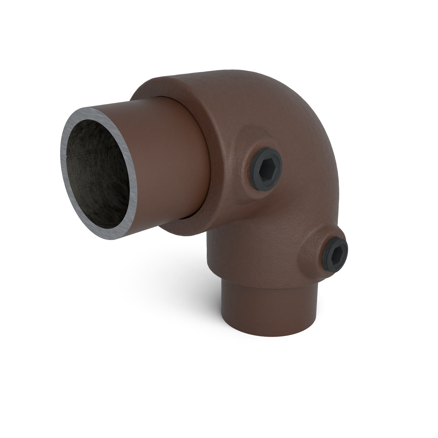 125-A Codo 90° - 26,9 mm marrón