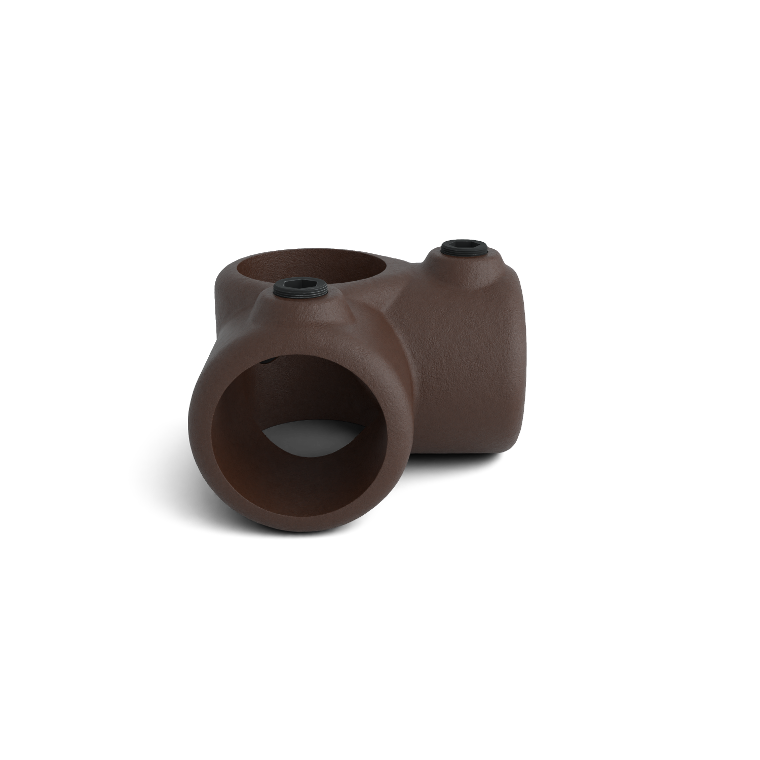 116-B Junta de esquina 90°- 33,7 mm marrón