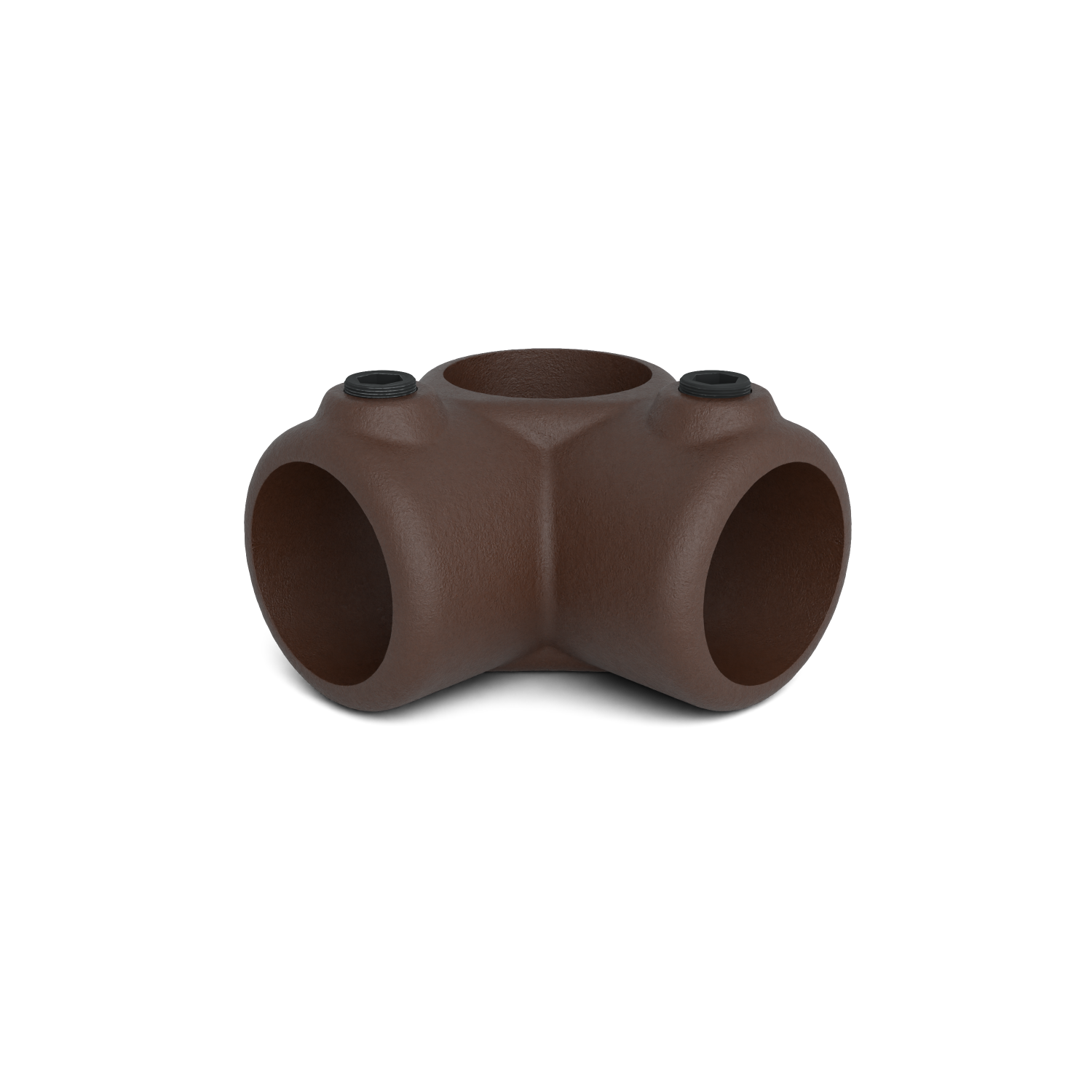 116-B Junta de esquina 90°- 33,7 mm marrón