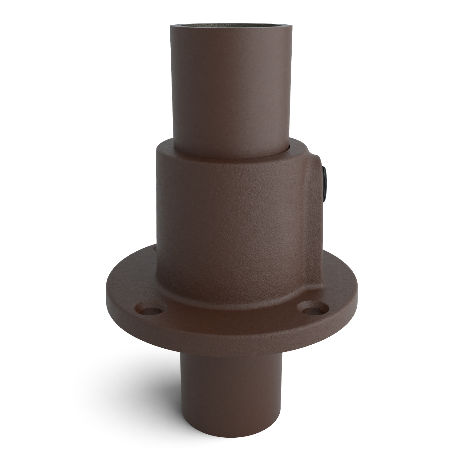 131T-A Placa base redonda, continua - 26,9 mm marrón 