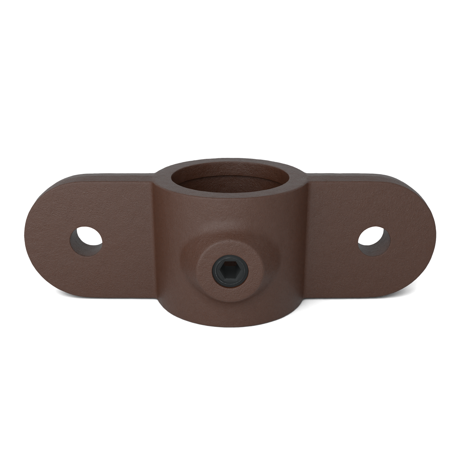 167MB Bisagra ojo. doble - 33,7 mm marrón