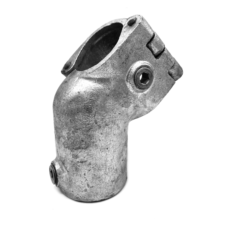 Pieza en T con bisagra, corta 45° - 48,3 mm (1 1/2")