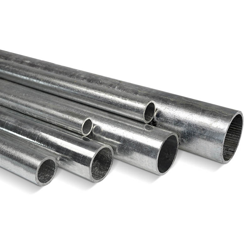Tubo de acero galvanizado térmicamente 21,3 x WS 2mm (1/2") Norma de calidad DIN EN 10255; precio por metro