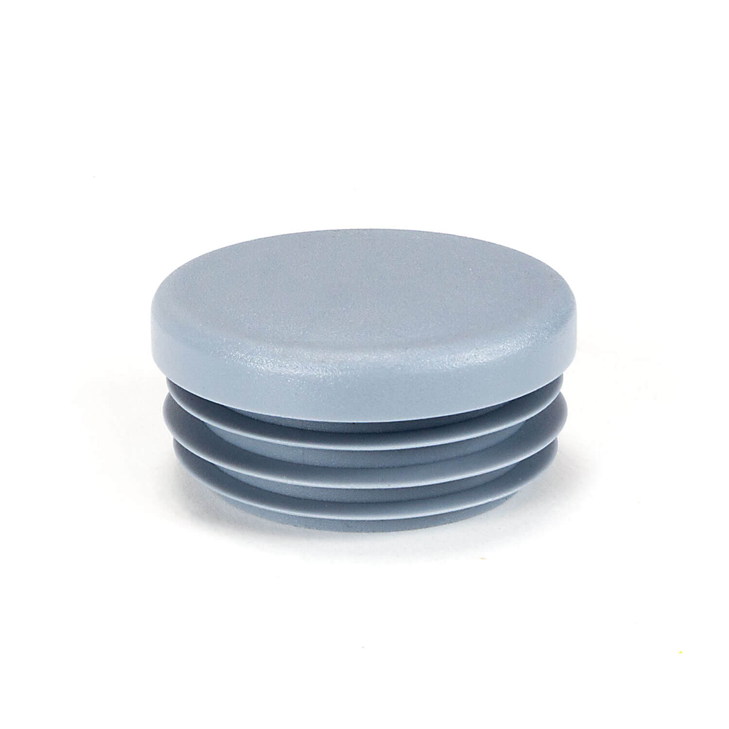 Tapón de plástico para tubo de pared gruesa de 5/4" (42,4 mm), gris