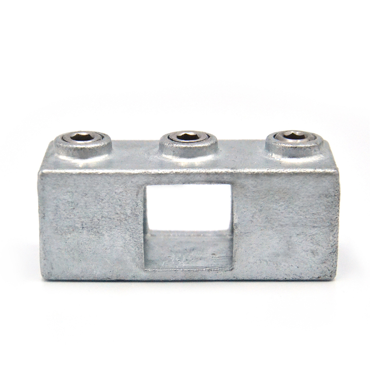 Pieza transversal, continua para tubos cuadrados - 25 mm