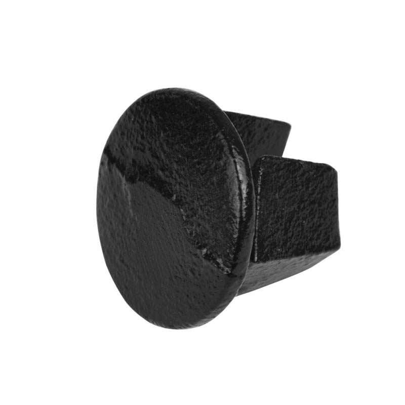Enchufe, metal negro 33,7 mm (1")