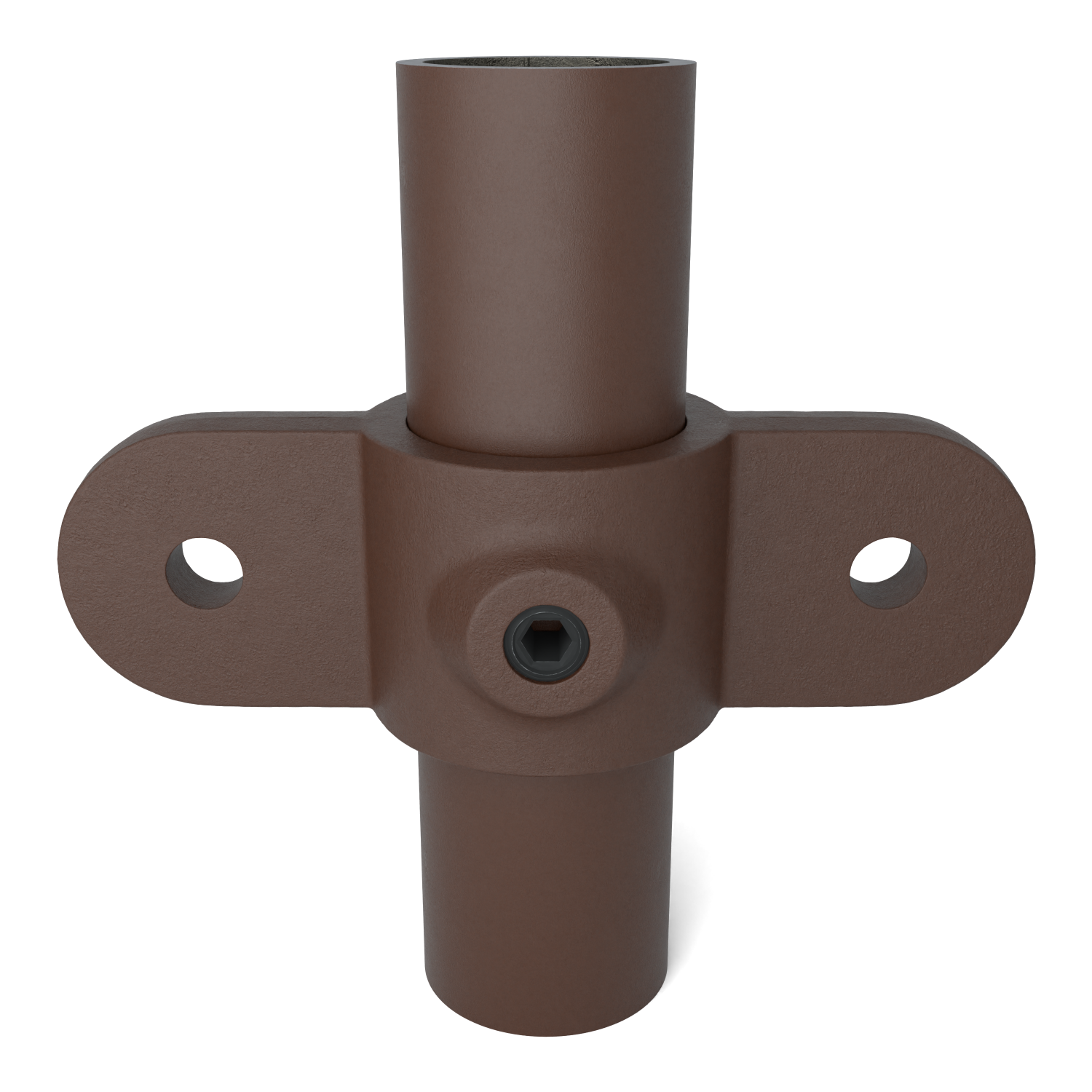 167MB Bisagra ojo. doble - 33,7 mm marrón