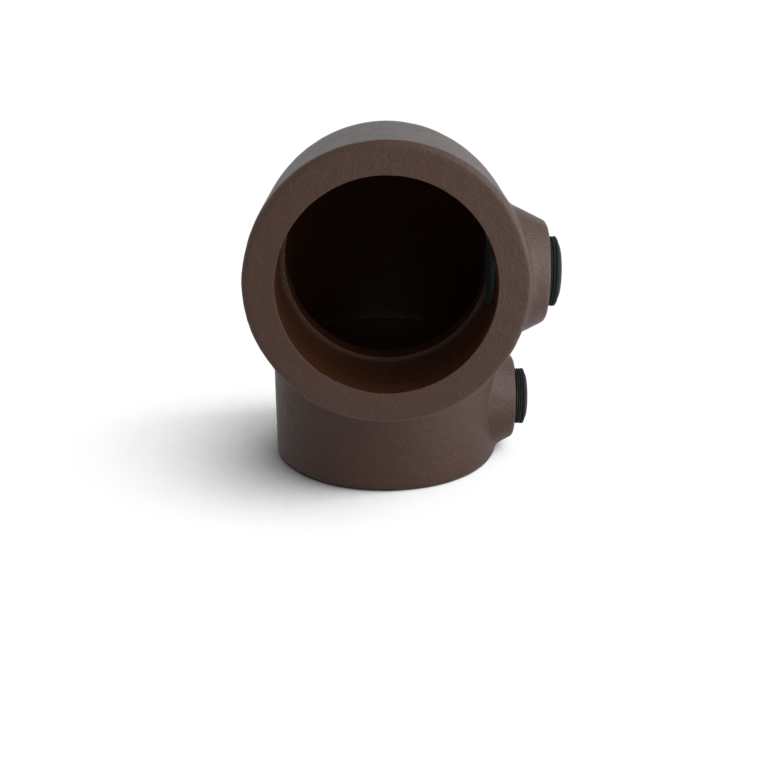 125-A Codo 90° - 26,9 mm marrón