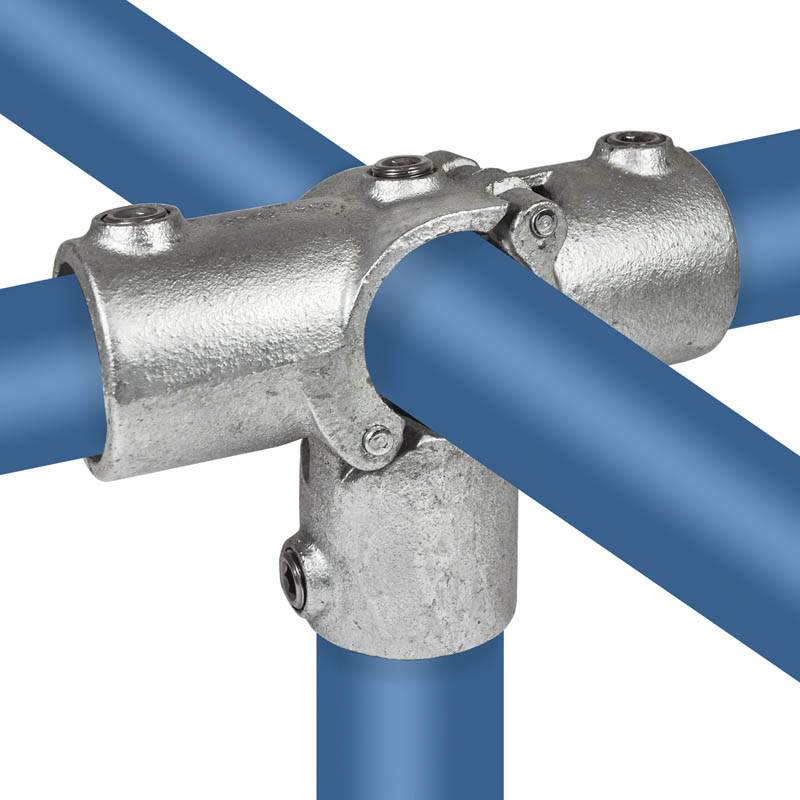 Pieza en T abierta (abatible) con salida lateral 48,3 mm (1½")